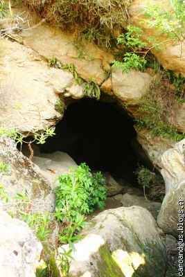 L'entrée de la grotte !